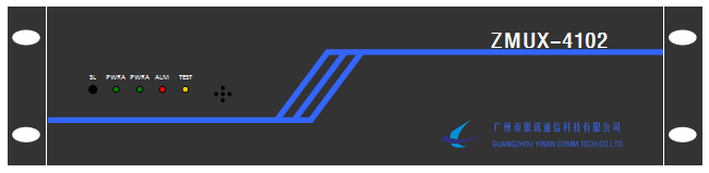 ZMUX-4102正面示意圖 ZMUX-4102正面示意圖